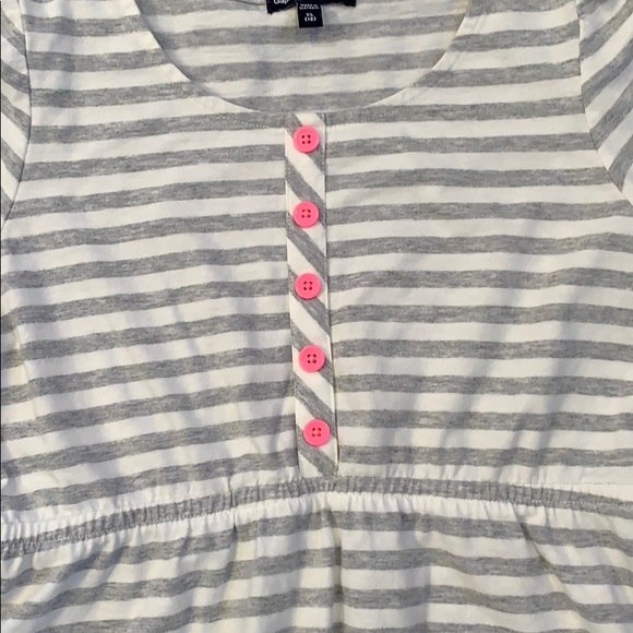 Gap Size X Large Gray Pink Dress Cute! - Picture 2 of 3
